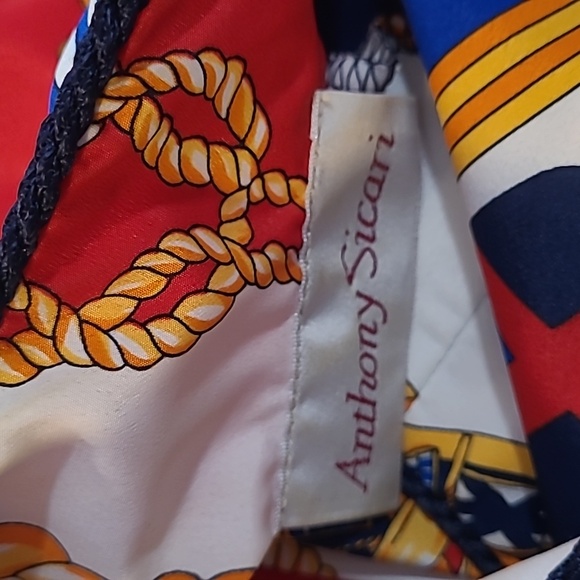 EUC VTG Anthony Sicari Regal Themed Maximilist Slip Dress - Picture 8 of 15